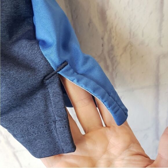 ADIDAS Moisture Wicking Striped Polo Shirt Golf Casual Medium - Picture 5 of 6